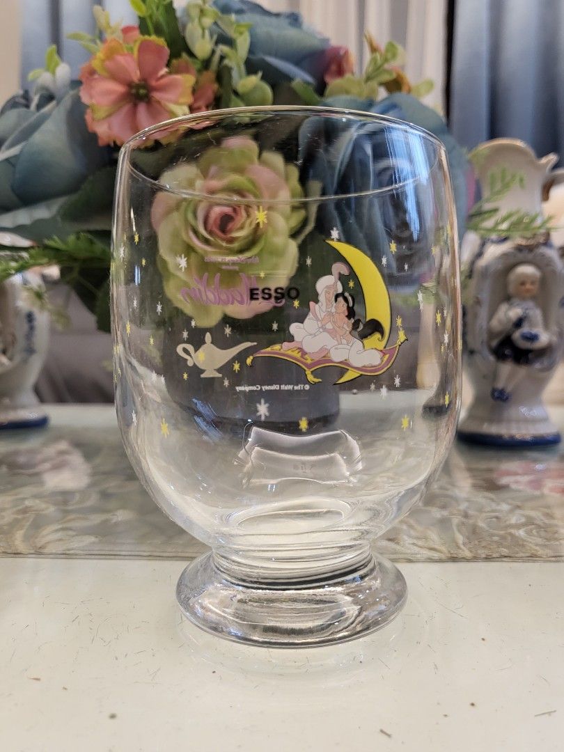 Disney Aladdin Glass (Category: Dinnerware & Cutlery) located in San Fernando. Submitted by jpmarketplace2023 (Listing ID 1328678618, Image 2). Description: 💚 All items are authentic from Japan. 💛 MOP: GCash (❌️ GCash Protect) 🩵 MOD: LBC only (❌️ S. Checkout, COD, COP) 💙 Meet-up: Vista Mall, San Fernando, Pampanga 💜 All items are on-hand. 🧡 First to pay gets the item first. ❤️ Breakable items are packed with care and caution. Seller will no