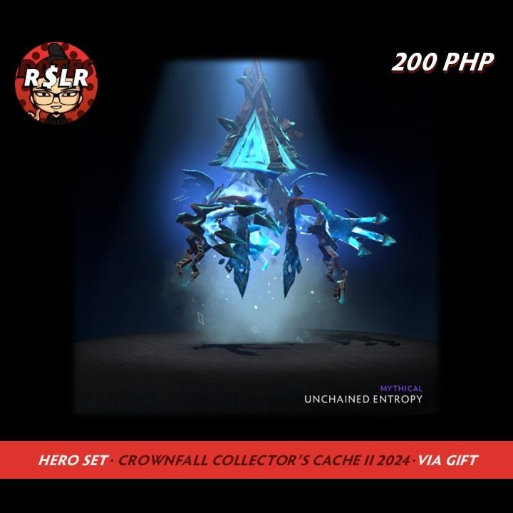 DOTA 2 Crownfall Collector's Cache II 2024 - Ancient Apparition: Unchained Entropy (Category: Others) located in Quezon City. Submitted by dotes.reseller (Listing ID 1328626622, Image 1). Description: ✨ CROWNFALL COLLECTOR'S CACHE II 2024 • Ancient Apparition: Unchained Entropy * All cache sets are still in bundle and can only be gifted once ℹ️ Process via Gift Transaction (new customers): 1. Full payment or at least 50% downpayment of total orde