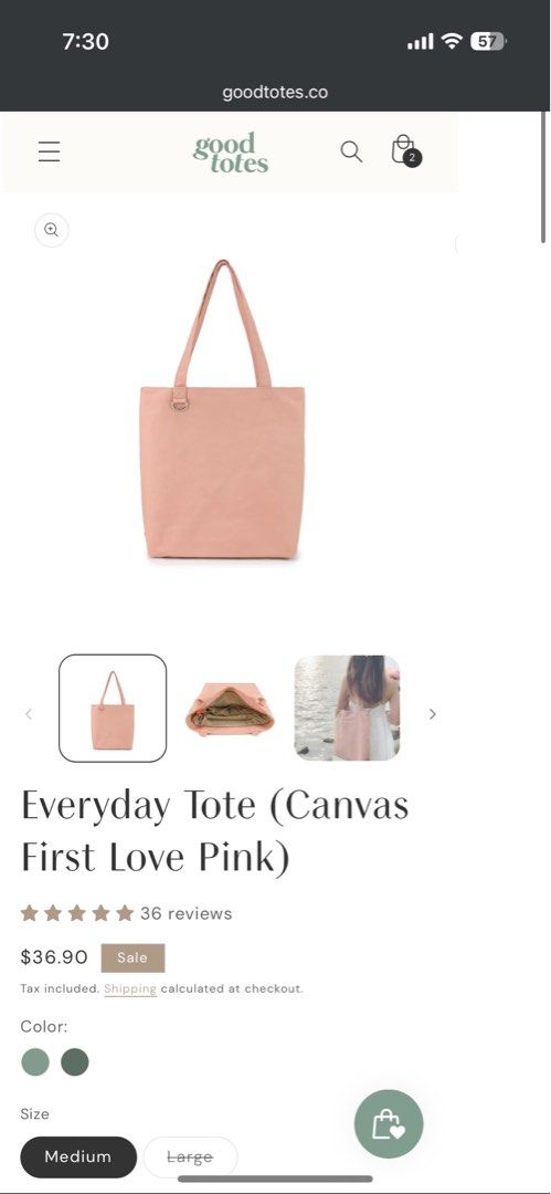 Love pink tote bag cheap