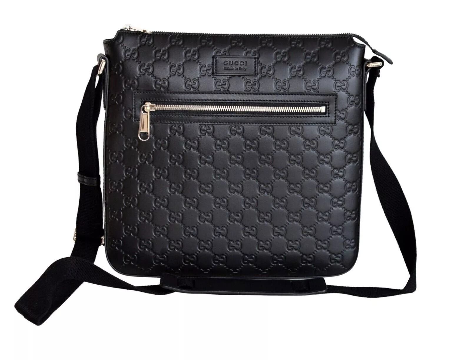 Brand New Gucci Men's Leather Messenger Bag, Luxury, Bags & Wallets on