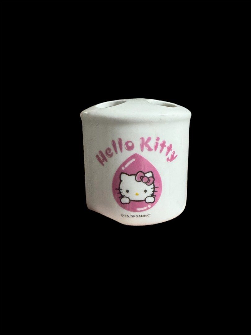 Hello kitty bathroom accesories (Category: Bathtub & Bath Accessories) located in Antipolo. Submitted by kawaiikeepsake (Listing ID 1328722040, Image 3). Description: Never used Authentic sanrio No flaw Dent box Ceramic Toothbrush holder Soap holder Liquid holder Cup .