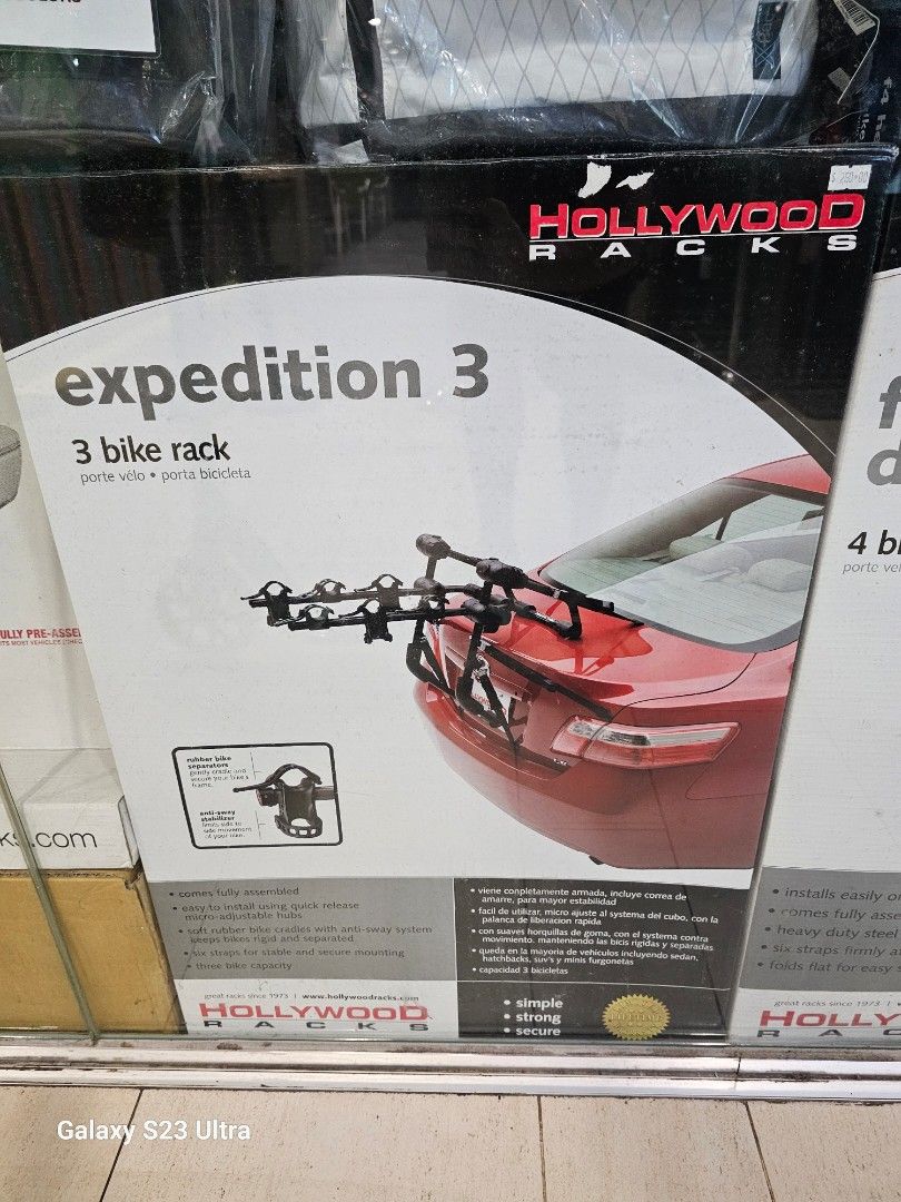 Hollywood racks expedition 3 3 bike Sports Equipment Bicycles Parts Parts Accessories on Carousell