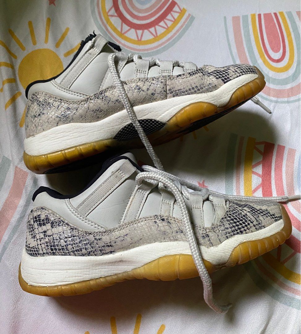 J11 snakeskin Women s Fashion Footwear Sneakers on Carousell