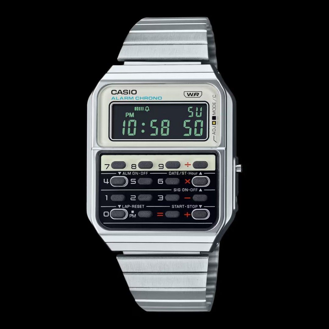 JAM TANGAN LELAKI RETRO CASIO ORIGINAL CA 500WE 7B CASIO CALCULATOR Men s Fashion Watches Accessories Watches on Carousell