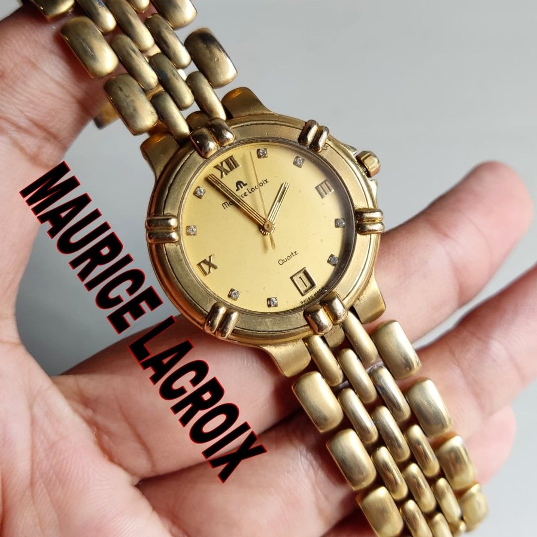 Jam tangan mewah MAURICE LACROIX Original Second Murah