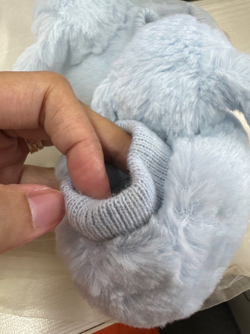Jellycat Bunny Booties Blue Babies Kids Babies Kids Fashion on Carousell