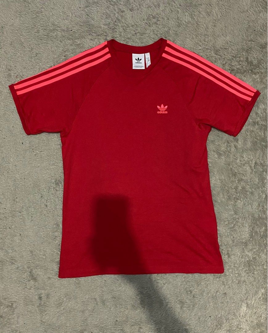 Kaos adidas ringer tee merah ED5954