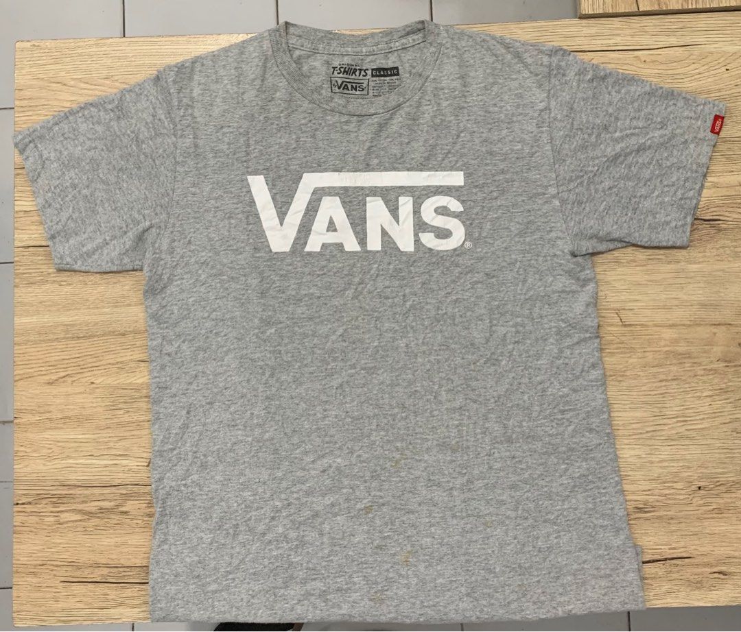 Kaos Vans Original Fesyen Pria Pakaian Atasan di Carousell
