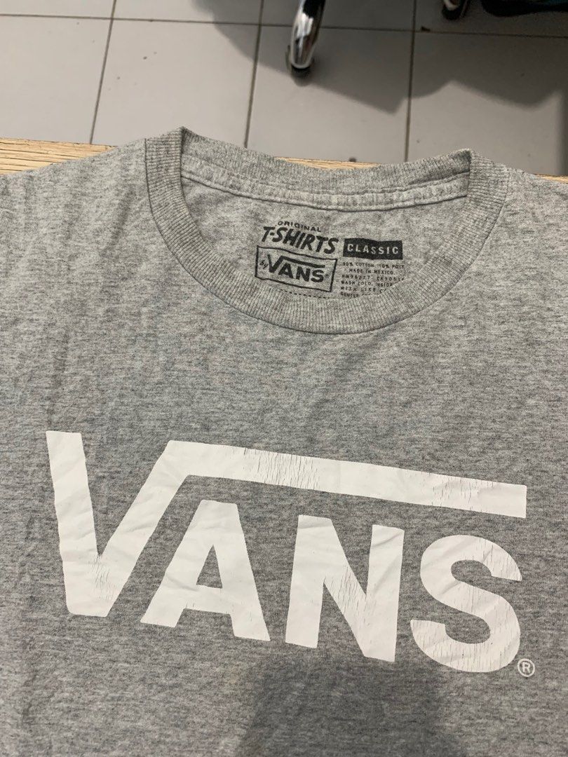 Kaos Vans Original Fesyen Pria Pakaian Atasan di Carousell
