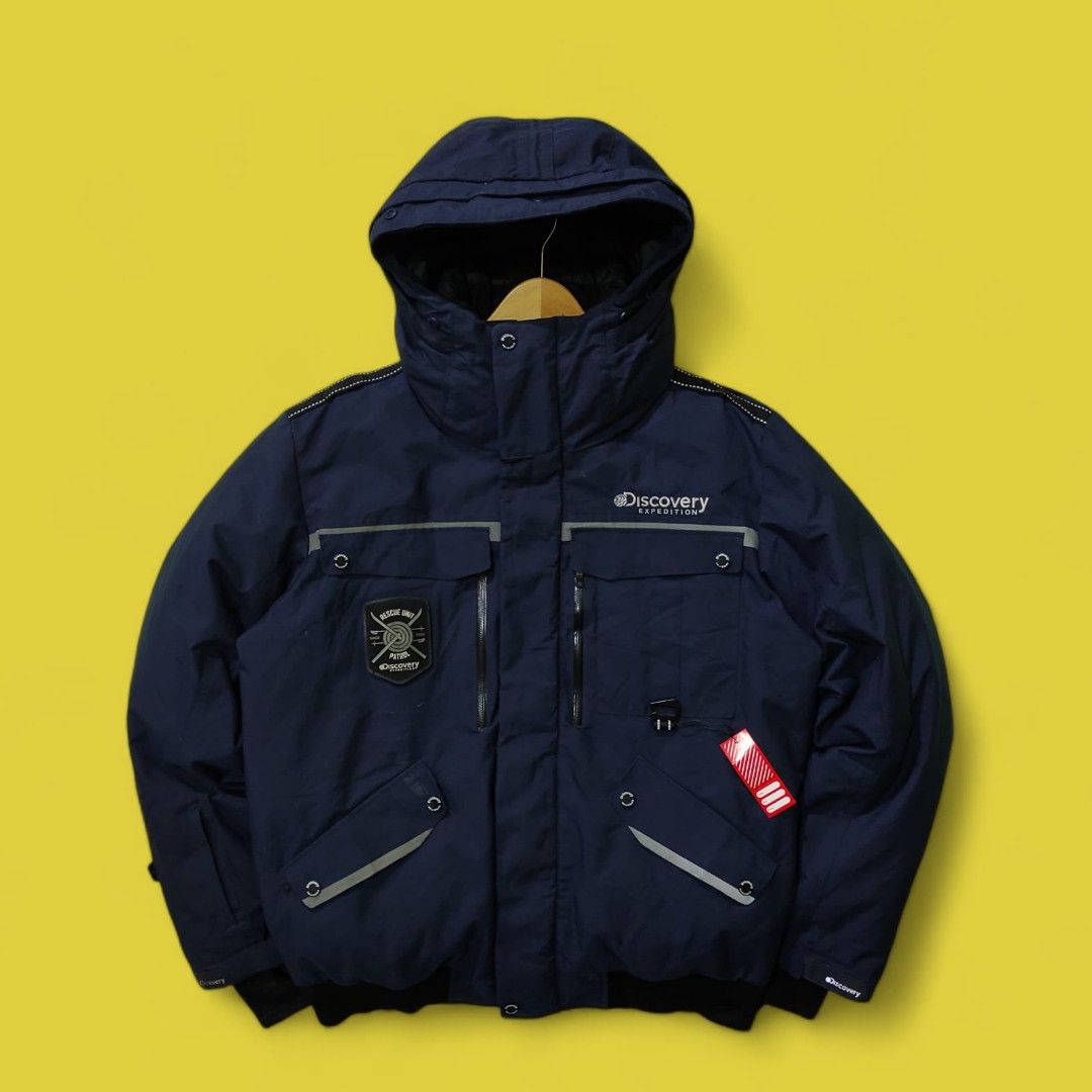 Discovery long padding jacket sales