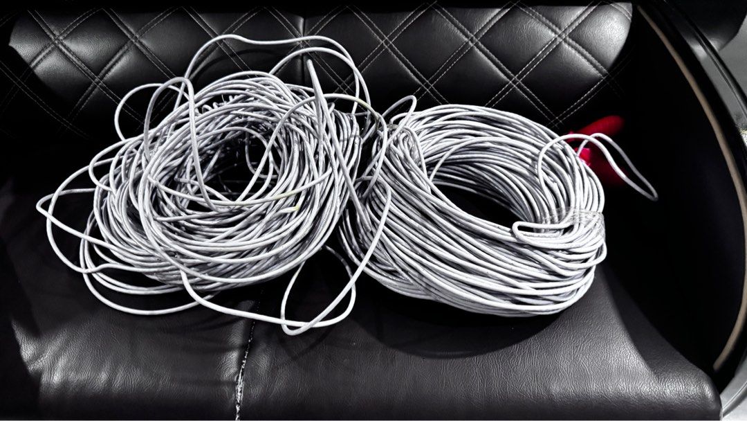 Lan Cable UTP CAT6 indoor (Category: Cables & Adaptors) located in Quezon City. Submitted by kikay_kit (Listing ID 1328605953, Image 2). Description: 3 rolls of 245m for dispose.