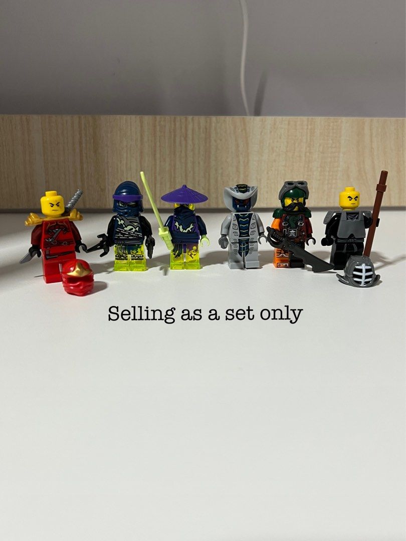 Lego Ninjago minifigures set 6pc B Hobbies Toys Toys Games on Carousell