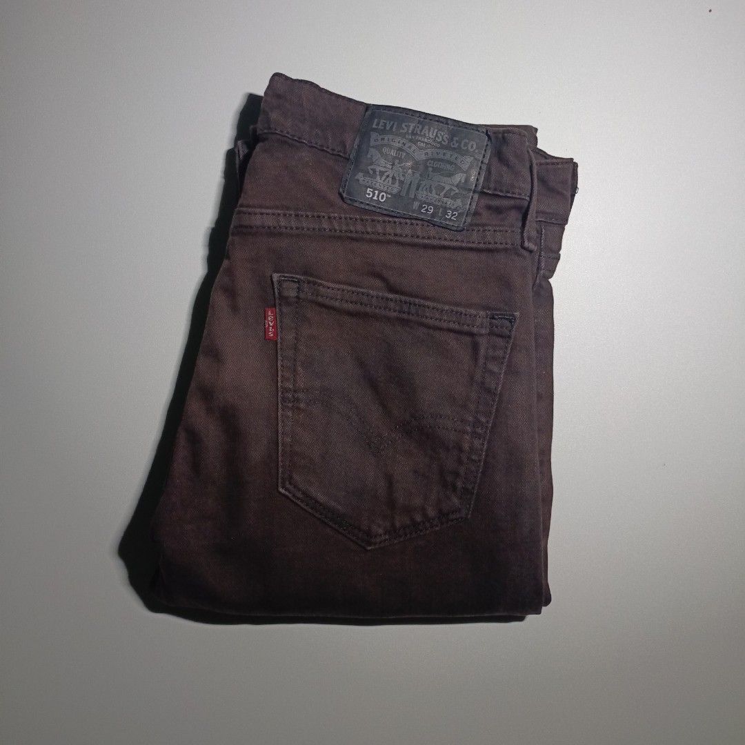 Levis 510 brown best sale