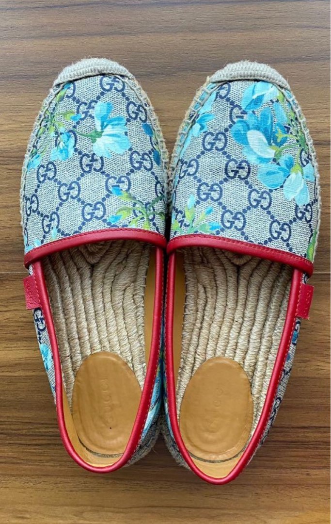 Gucci espadrilles blue blooms deals