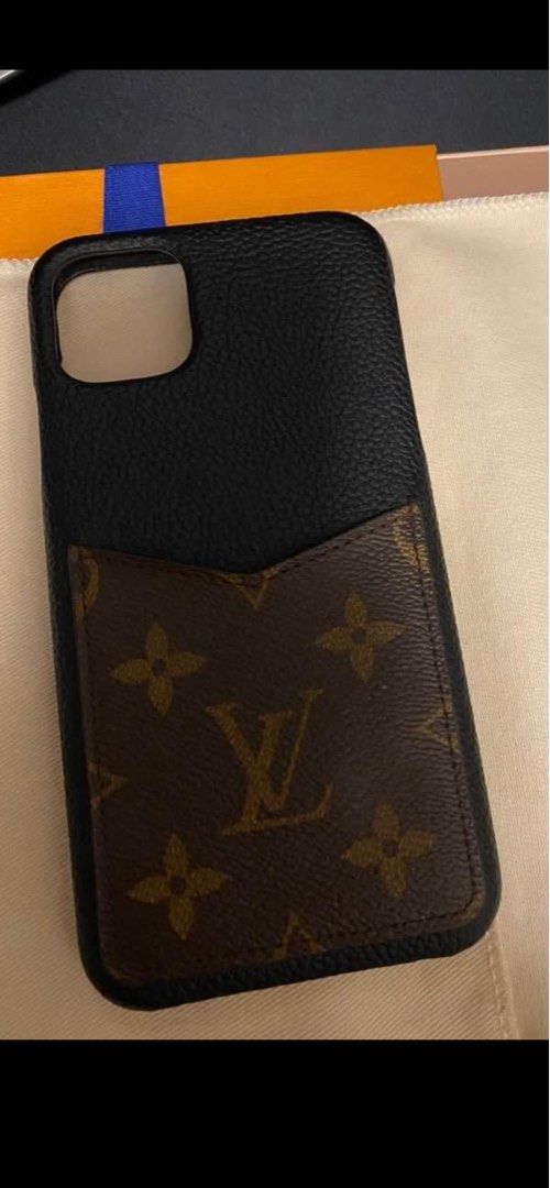 Louis Vuitton phone case (Category: Cases & Sleeves) located in San Juan City. Submitted by purselovebytin (Listing ID 1328745088, Image 1). Description: Selling my LV phone case for Iphone 11 pro max. In very good used condition. Comes in full set as seen on posted photos..