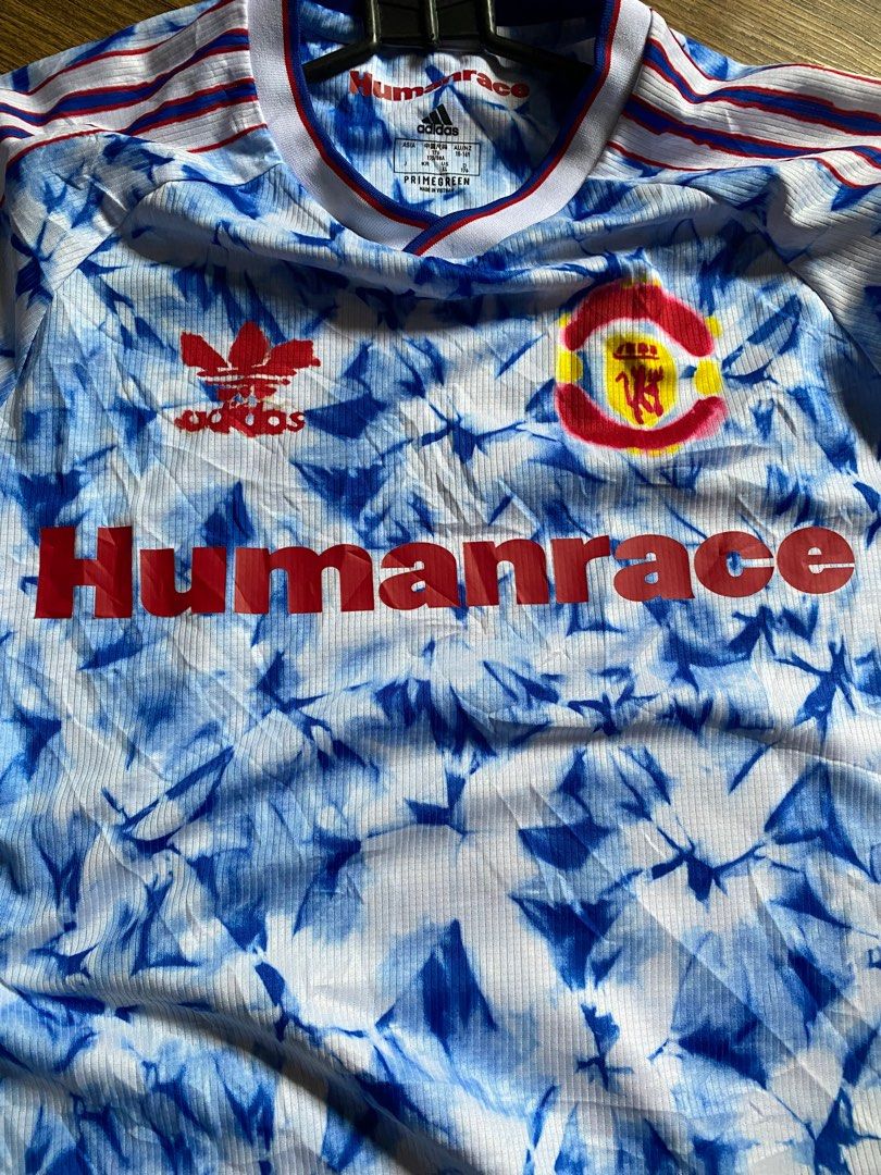 Man Utd Humanrace Adidas Man United Human Race Training Top Dark