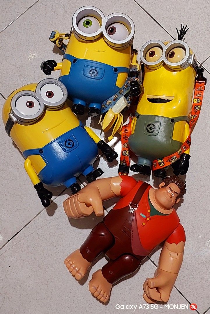 MINIONS ⛔️ WRECK-IT RALPH (Category: Figurines & Statues) located in Pasay City. Submitted by monjentoysandcollectibles (Listing ID 1328770578, Image 1). Description: Fastbreak‼️ DESPICABLE ME USJ ⛔️ WRECK-IT RALPH *Malalaking scale po ito & bulky.. 👌 Condition: Very Good Condition Legit Authentic Orig 💯 Price: 8k set (from Japan Mandarake㊗️) Location: GH/PASAY/MEGAMALL pickup meetup shipping lalamoves MOP: BDO/GCash 1st to pay.. 💵 Priority as