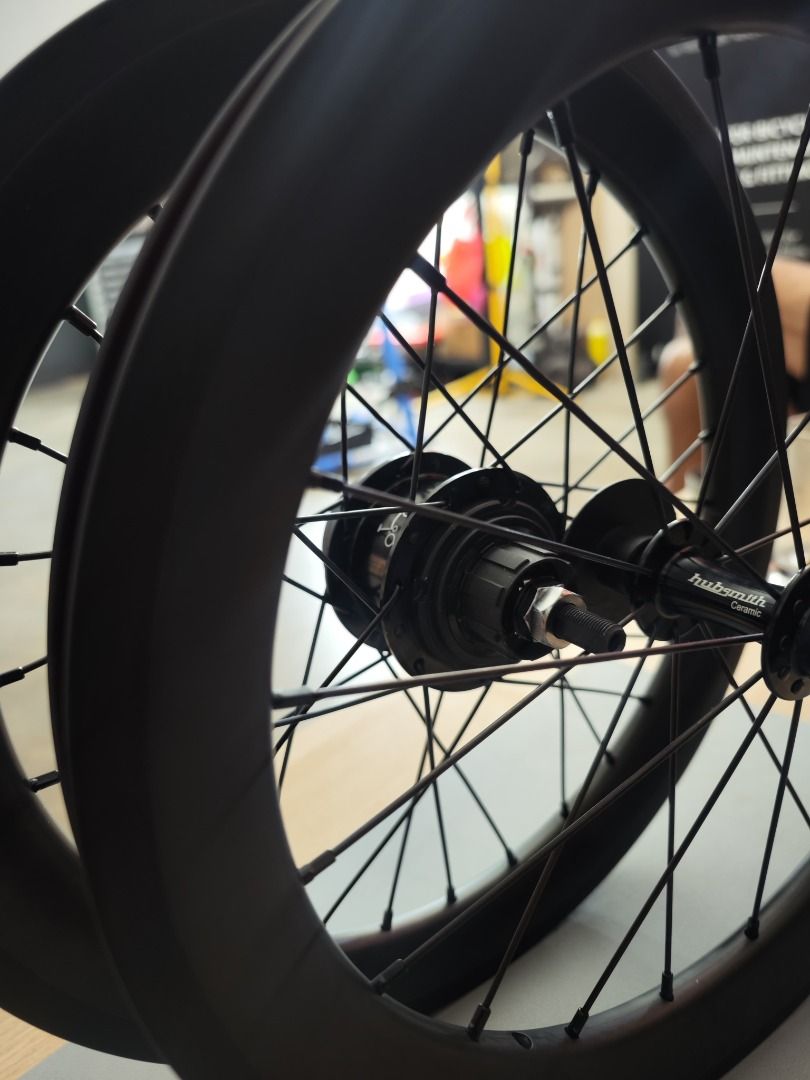 New Brompton Sturmey Archer Wide Ratio 12 speed Carbon Wheelsets