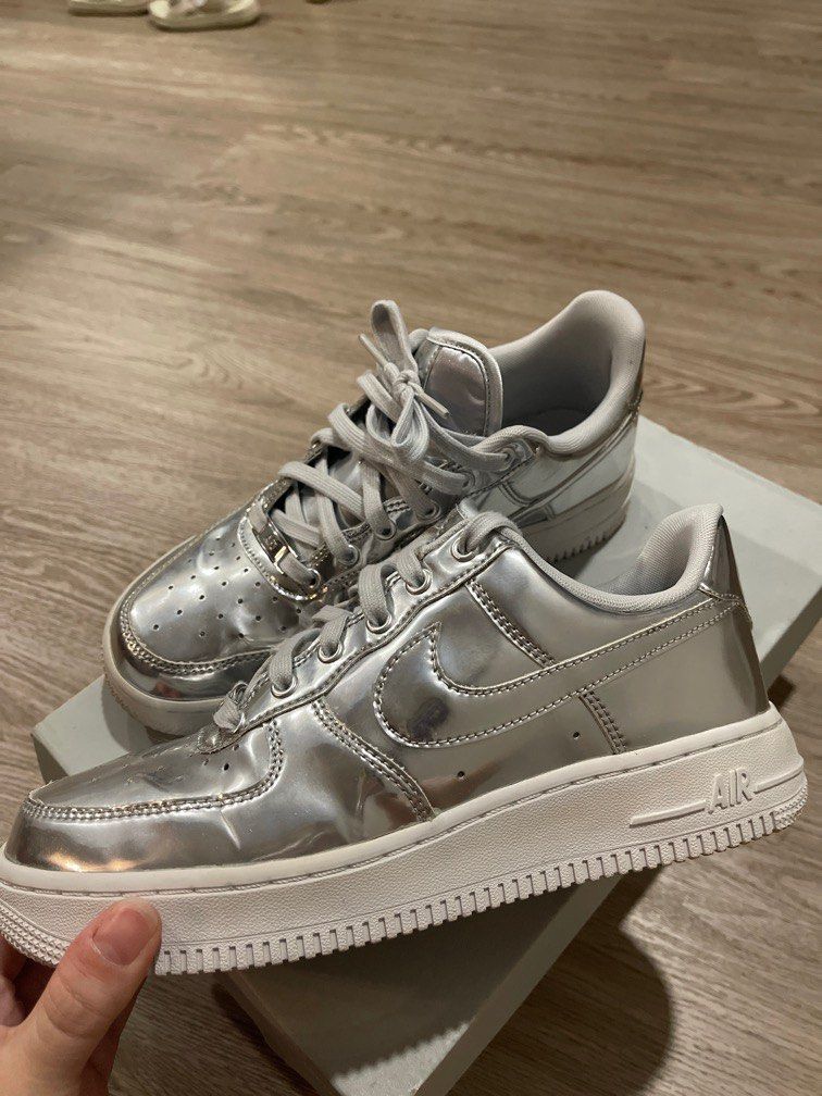 Chrome Air Force Sp Metallic (W) Nike Air Force SP 'Liquid Metal - Main Image