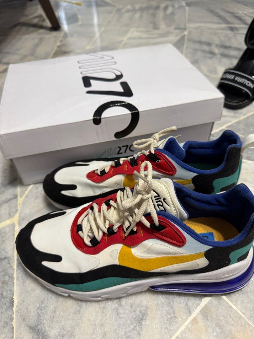 Nike Airmax React 270 Bauhaus Men s Fashion Footwear Sneakers on Carousell
