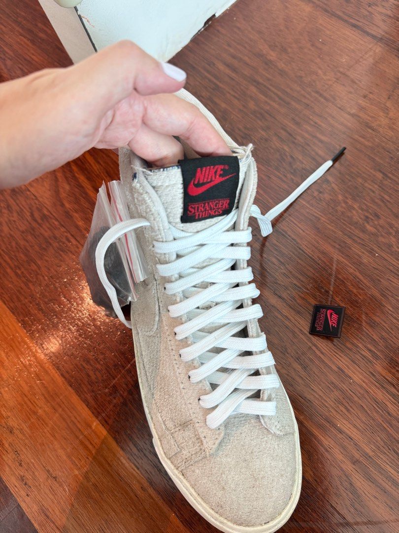 Nike x Stranger Things Blazer Mild QS upside down sneakers Men s Fashion Footwear Sneakers on Carousell