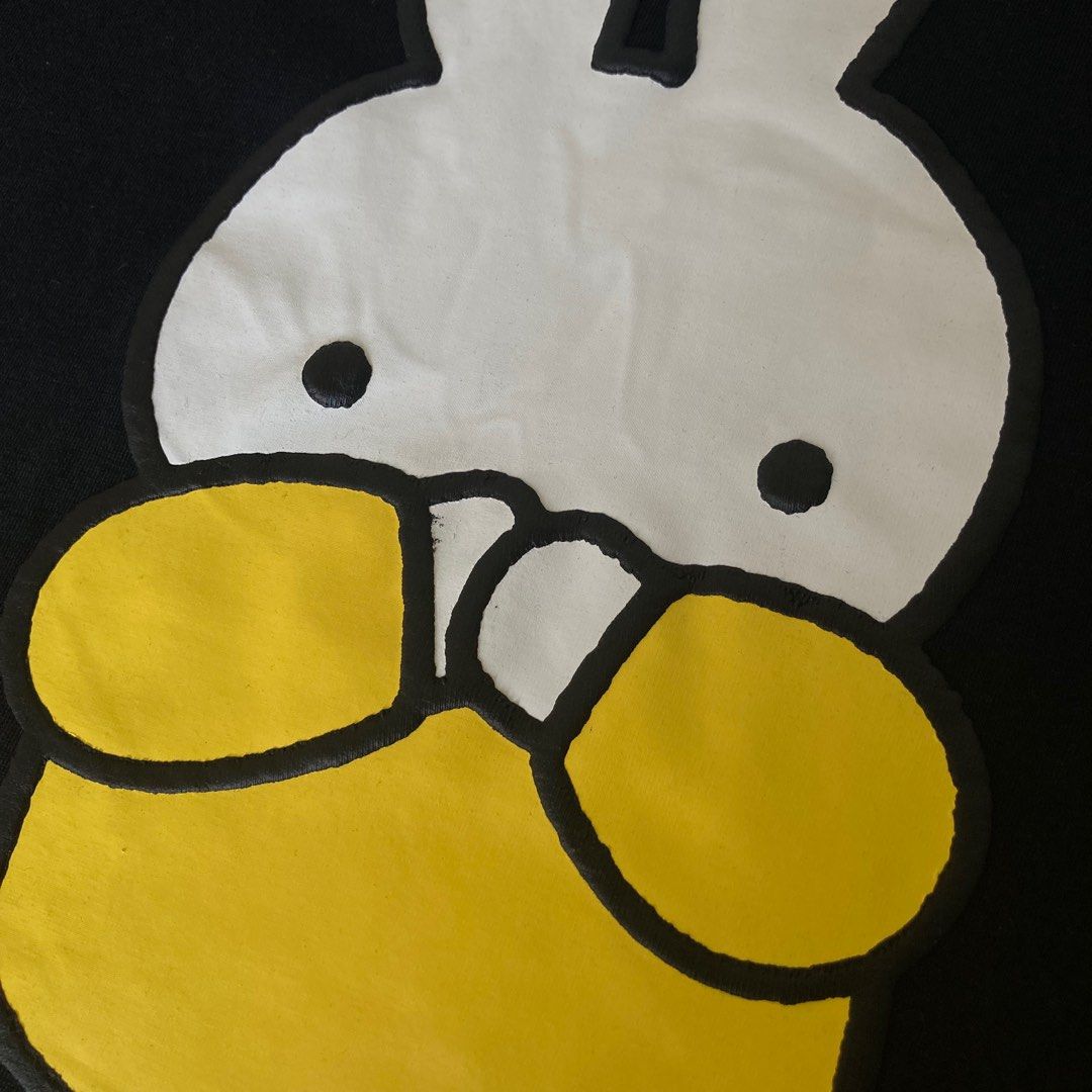 Official Miffy Black Shirt (Category: Shirts) located in Marikina City. Submitted by mlffy (Listing ID 1328616438, Image 3). Description: 🐇 Authentic Miffy by Dick Bruno Merchandise Black Shirt 🏷️ Size S on tag, best fit XS-S womens 🧡 Brand new, RFS bought 2 sizes and picked the size M. 👛 GCash.