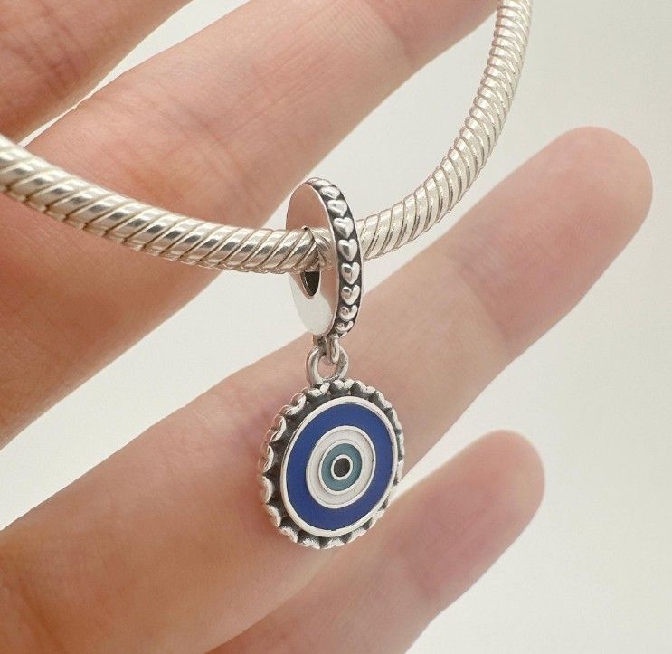 Pandora dangle evil eye charm pendant in silver (Category: Charms) located in Santa Rosa. Submitted by love.jewels (Listing ID 1328744603, Image 3). Description: ‼️limited time SALE Pandora Bracelet‼️ ALL ITEMS ARE NEGOTIABLE, YOU ARE FREE TO MAKE AN OFFER, I. WILL GIVE YOU THE BEST PRICE 😍 ALL BRANDNEW NOT PRELOVED NOT SECOND-HAND FROM FACTORY FOR BRACELET 16-21 CM AVAILABLE SIZES FOR RING 5-10 AVAILABLE SIZE.