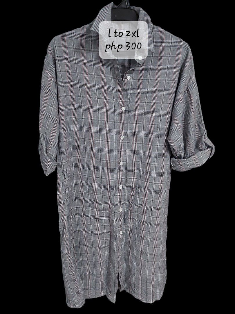 Plus Size Gray Checkered Dress (Category: Dresses) located in Rizal. Submitted by KCS0001 (Listing ID 1328763442, Image 1). Description: .