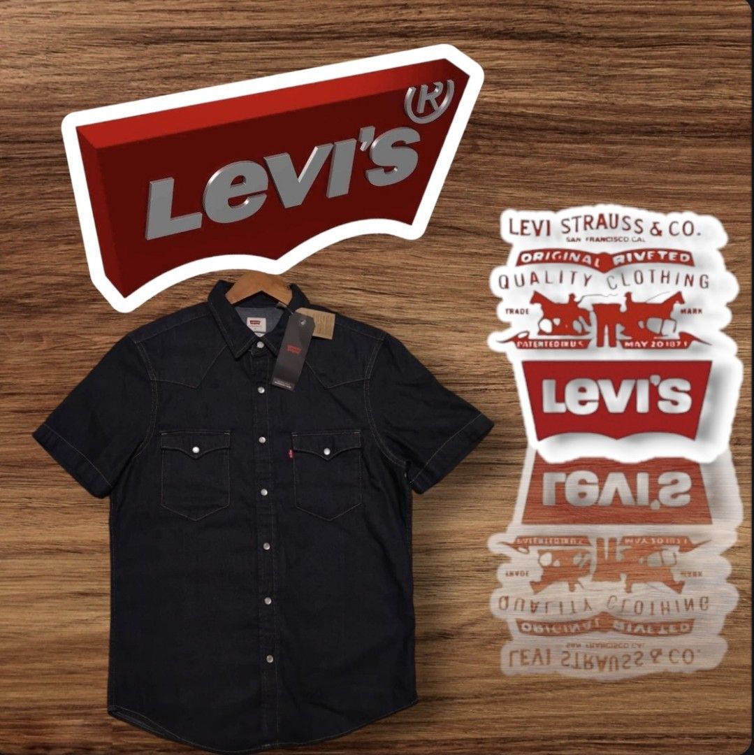 Polo levis short sleeve denim (Category: Tshirts & Polo Shirts ) located in Baguio. Submitted by watmamawat84355 (Listing ID 1328628297, Image 1). Description: MADE IN BANGLADESH.