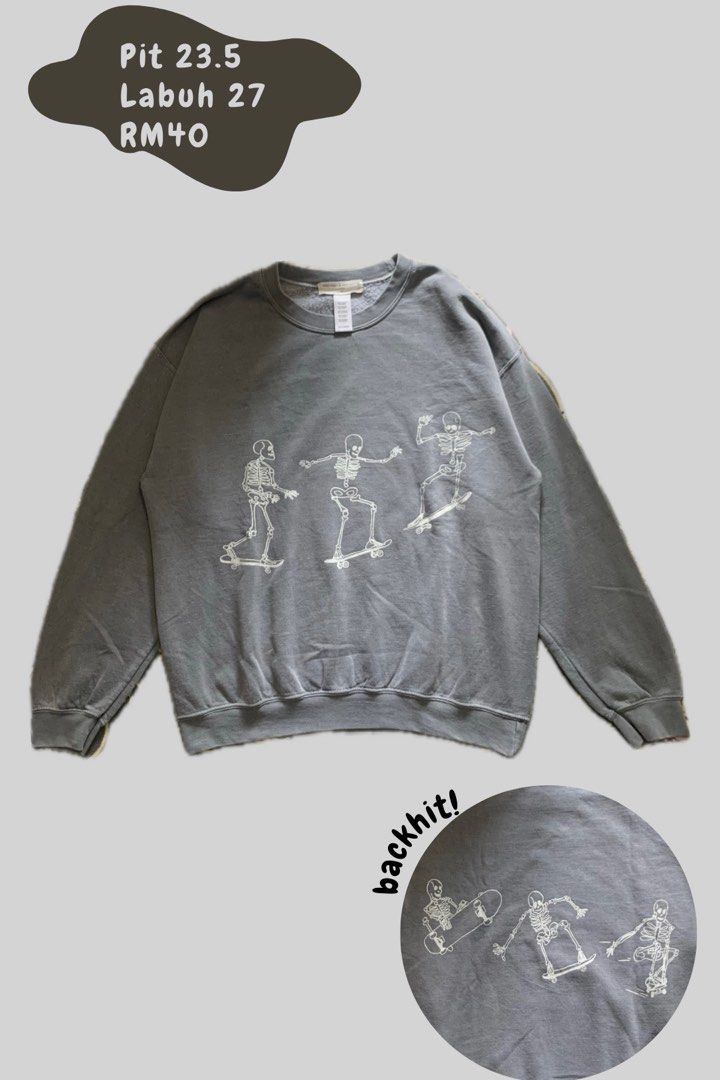 Project Social T Skateboard Skeletons Sweatshirt