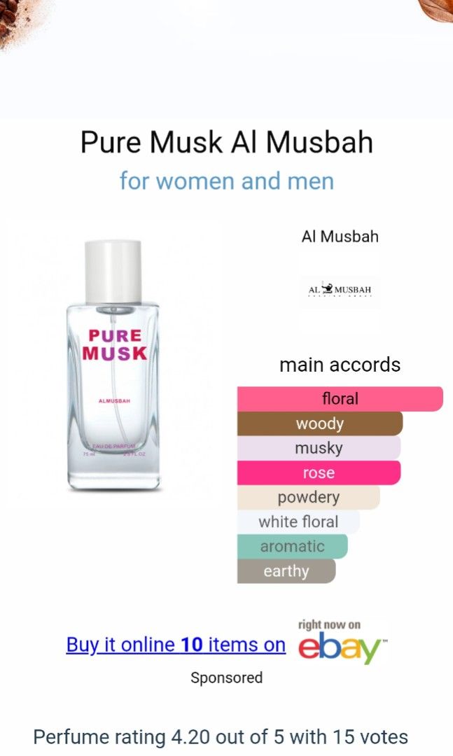 Pure Musk by AL MUSBAH Original Tester Eropa (NEW TANPA TUTUP)