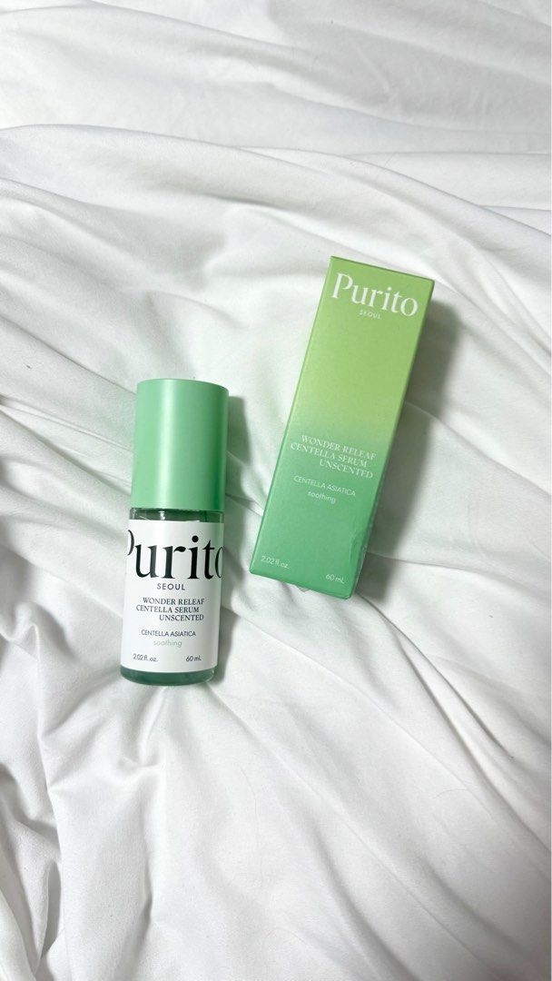 Purito Centella Serum (Category: Face Care) located in Cebu City. Submitted by barbiegurl__ (Listing ID 1328606621, Image 1). Description: Used once only, changed skincare due to derma’s orders.