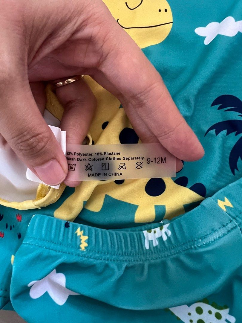 Buy 2 Rashguard for baby (Category: Babies & Kids Fashion) located in Rizal. Submitted by cpgach (Listing ID 1328609031, Image 2). Description: Used only once Brand from Shein .