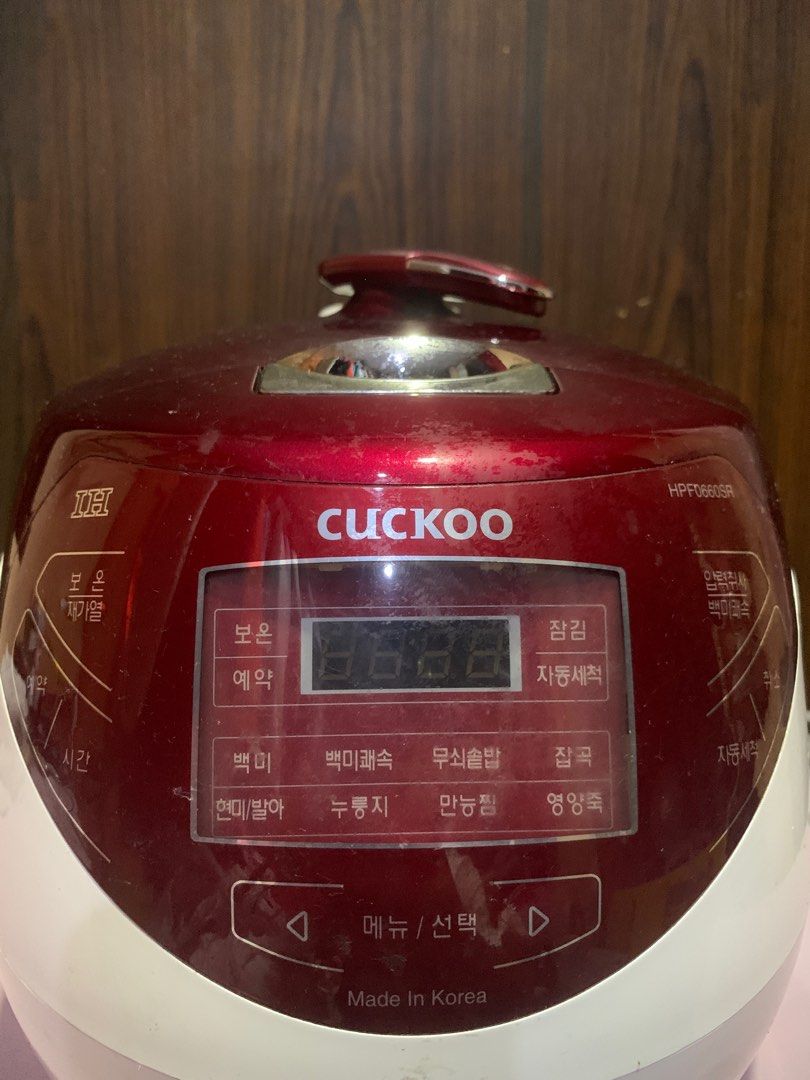 Rice cooker multi purpose (Category: Cookers) located in Manila. Submitted by akotisay (Listing ID 1328655791, Image 3). Description: FOR SALE MULTI PURPOSE RICE COOKER IH CUCKOO BRAND Made by Korea Madali lang ioperate yan Sa mga nakaka alam po ng brand na yan Check niyo po yan google or youtube 220v Good for 2-3 person Excellent condition Tested ok Central Signal Village Taguig City Pm or txt 09957525547 3500 pesos.