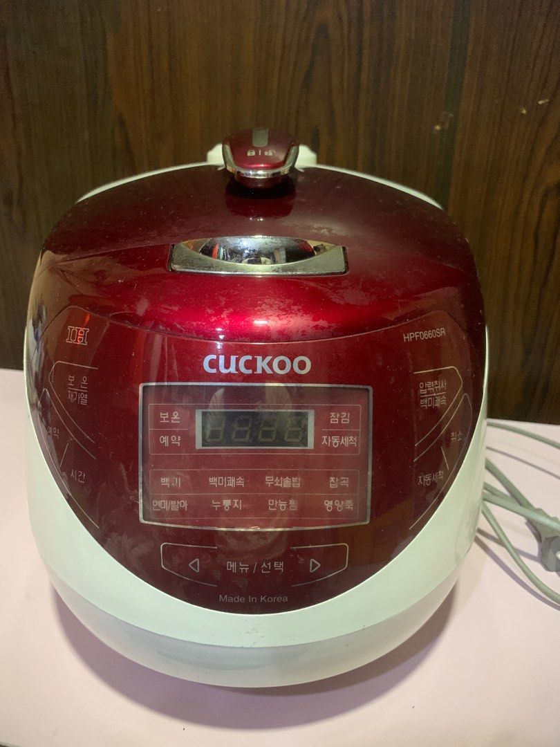 Rice cooker multi purpose (Category: Cookers) located in Manila. Submitted by akotisay (Listing ID 1328655791, Image 1). Description: FOR SALE MULTI PURPOSE RICE COOKER IH CUCKOO BRAND Made by Korea Madali lang ioperate yan Sa mga nakaka alam po ng brand na yan Check niyo po yan google or youtube 220v Good for 2-3 person Excellent condition Tested ok Central Signal Village Taguig City Pm or txt 09957525547 3500 pesos.
