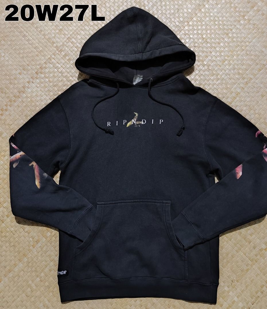 Ripndip mother fish baby black hoodie hotsell