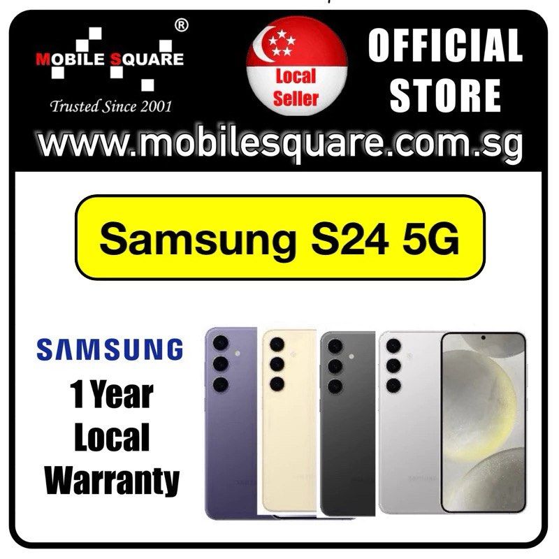 Samsung Galaxy S24/24+ (Brand New Sealed Set!) Black 256GB, Mobile