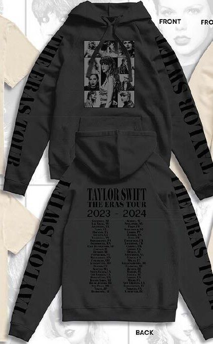 Taylor swift black hoodie clearance