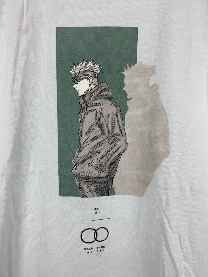 T-shirt Jujutsu Kaisen Gojo Satoru - Style Harajuku - Coton Lavé - Hommes/Femmes