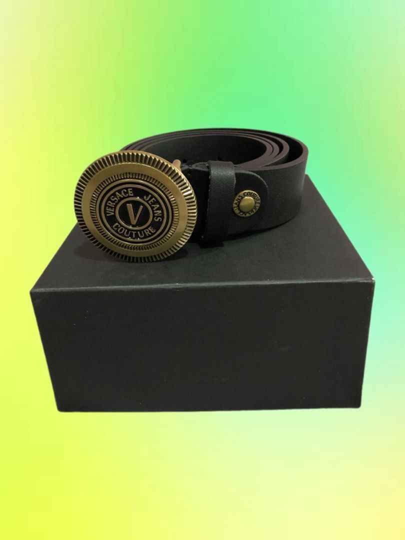 Versace jeans belt mens top