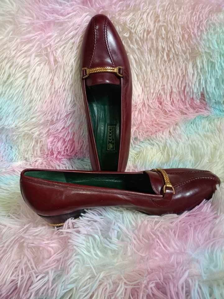 Gucci loafer pump sale