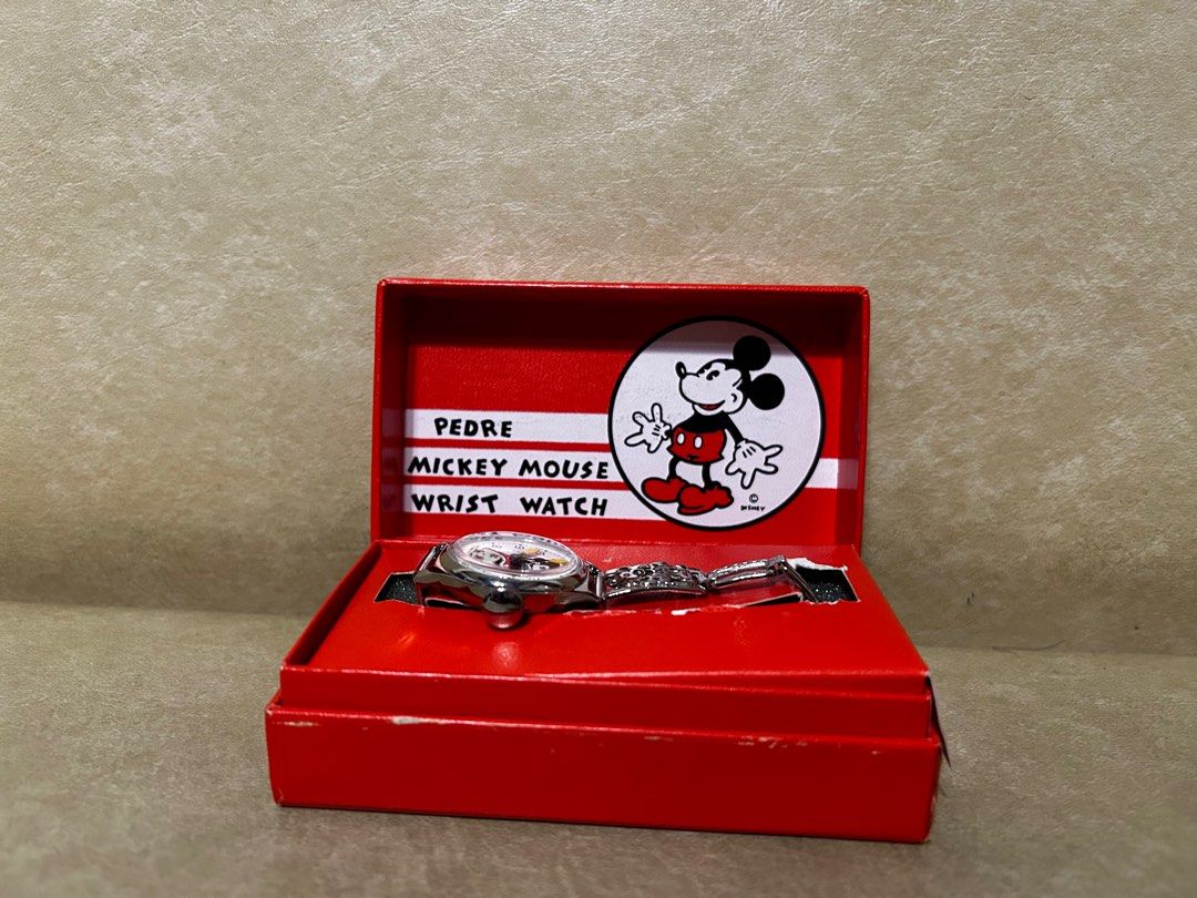 Vintage Pedre Mickey Mouse watch limited to 25 000 pcs Women s Fashion Watches Accessories Watches on Carousell