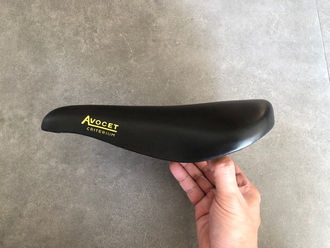 Vintage Retro Avocet Criterium Saddle Seat Mtb Mountain Bike Gravel Touring Road Mini Velo Fixie Foldable Steel Bicycle Not Selle Italia Sports Equipment Bicycles Parts Parts Accessories on Carousell