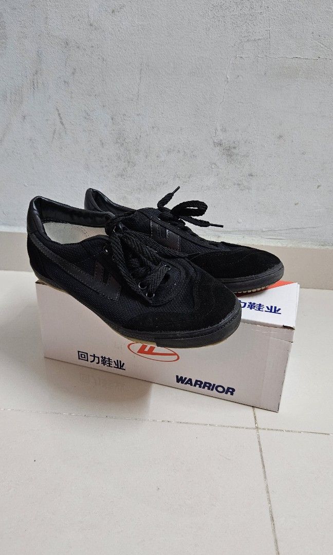 Warrior Black US7.5 UK6.5 25.5 CM EUR 40.5 Luxury Sneakers Footwear on Carousell