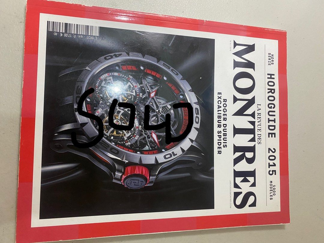 Watch Magazines (Category: Magazines) located in Iloilo. Submitted by sanfinowatches (Listing ID 1212575731, Image 3). Description: 1. Esquire 10th Anniversary Edition - AVAILABLE 2. Horoguide 2015 - SOLD 3. The Watches Magazine: Patek Philippe Nautilus - SOLD Good reads! Nego if take all.