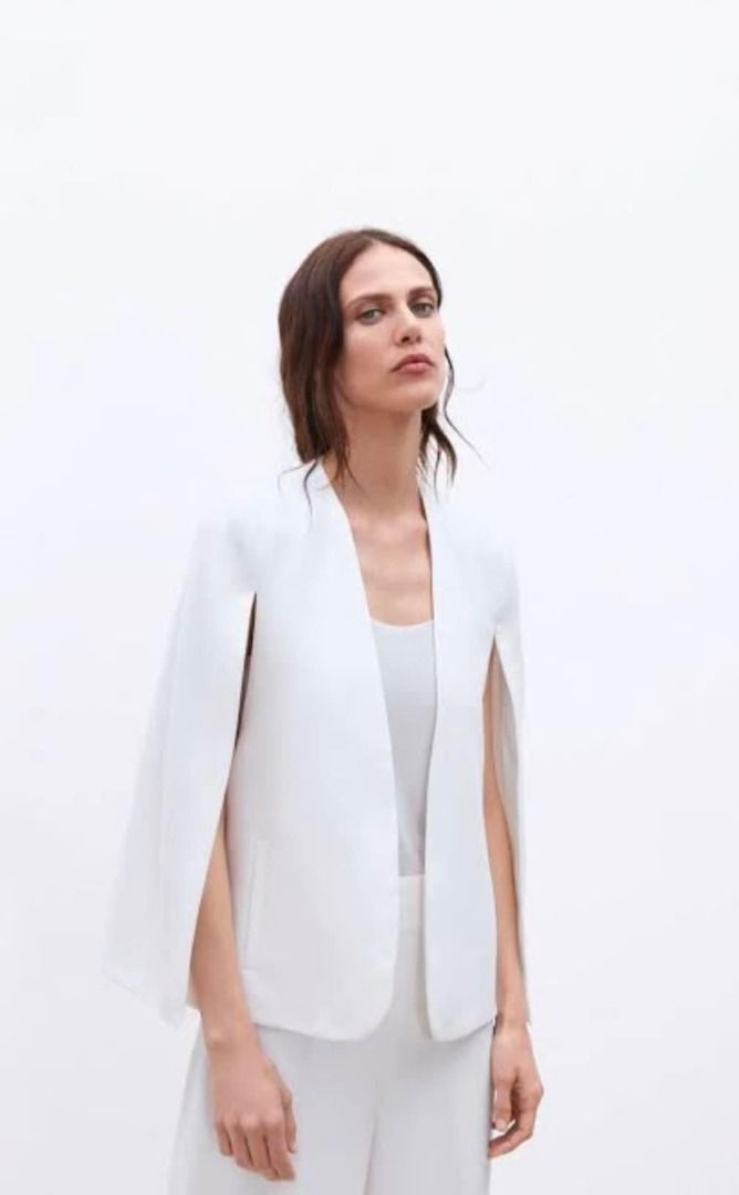Cape blazer zara on sale