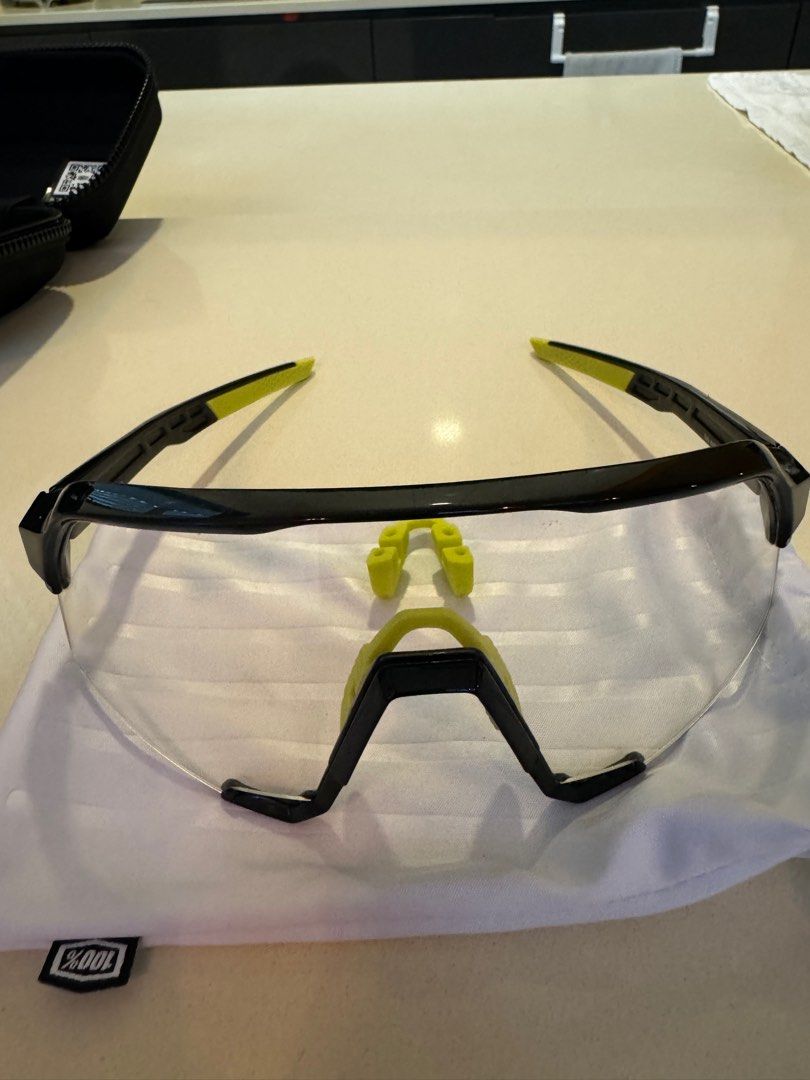 100% Speedcraft SL Photochromatic Cycling Glasses (Category: Other Sports Equipment and Supplies) located in Singapore. Submitted by russneal8174380 (Listing ID 1331770732, Image 2). Description: Used once but don’t fit me well. Photochromatic lenses are great though. Perfect for those early starts before the sun comes up, then transition..