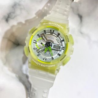 旺角門市100%全新有現貨CASIO G-shock ga110系列 半透明拼黃色 GA-110LS-7A 原裝盒說明書全齊64232047905794110