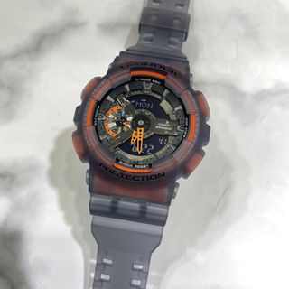 旺角門市100%全新有現貨G-shock ga110系列 半透明黑色 GA-110LS-1A 原裝盒說明書全齊64232218193795110