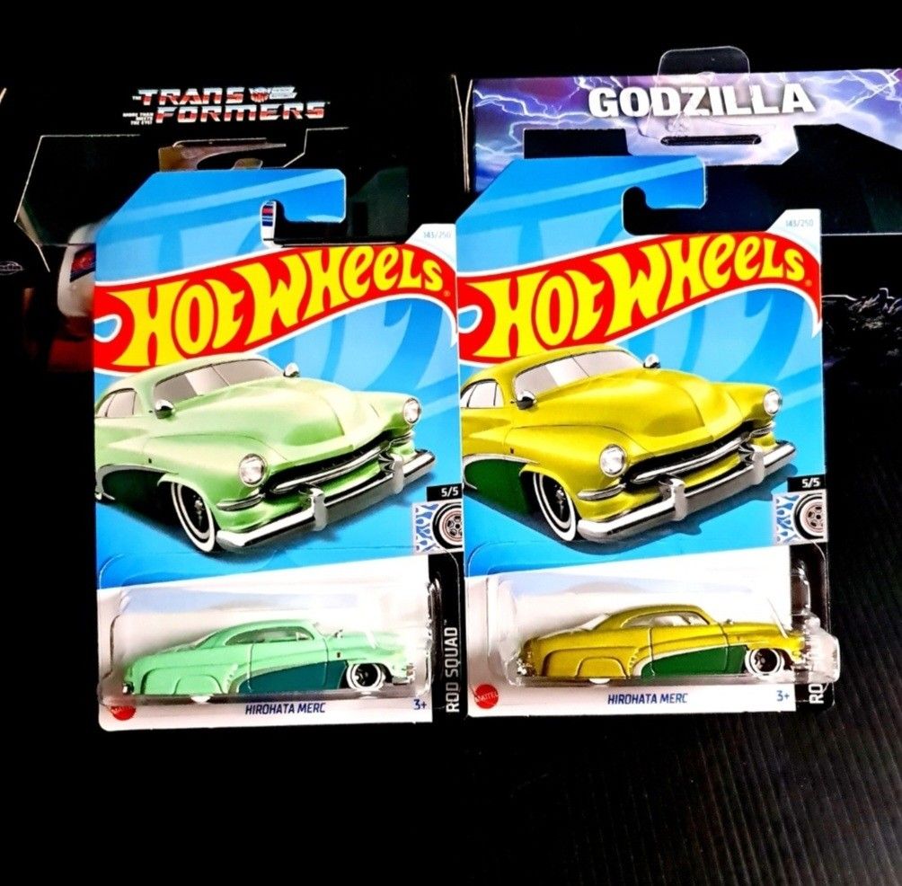 Hot Wheels Hirohata Merc THXシリーズ Amazon.com: Hot Wheels Hirohata Merc Green Rod Squad 5/5